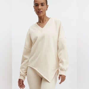 Fabletics Fleece Assymetrical Pullover